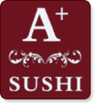 A Plus Sushi menu