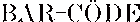 Barcode menu