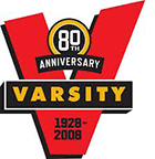 The Varsity menu